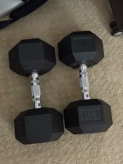 40lb Dumbbell Pairs
