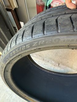 Pirrely Tire One Only Like New 295-25-20