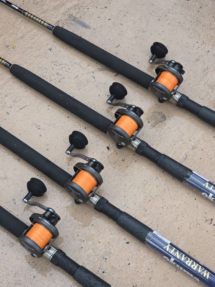 Finnor Lethal Reel/New Okuma Rods....180.00 Each.