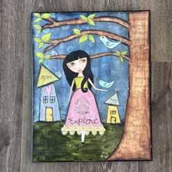 Little girl room artwork 16x20