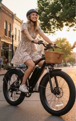 Equipped with an 840WH large Li-ion battery, the electric bike for adults allows a longer ride time, providing up to 50 miles range per charge (PAS Mo