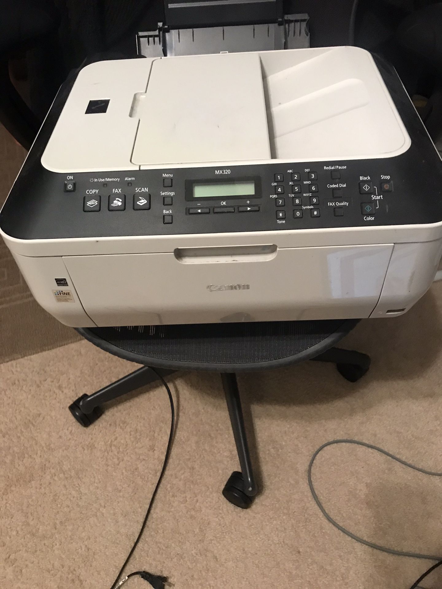 Canon printer all in one fax and scanner