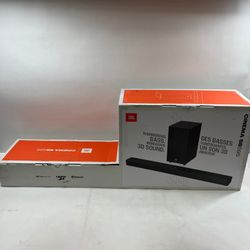 New JBL Cinema SB595 True Wireless Soundbar System Black ITF-14