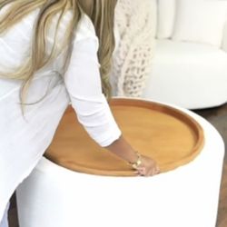 Beautiful Drew Barrymore Storage Table