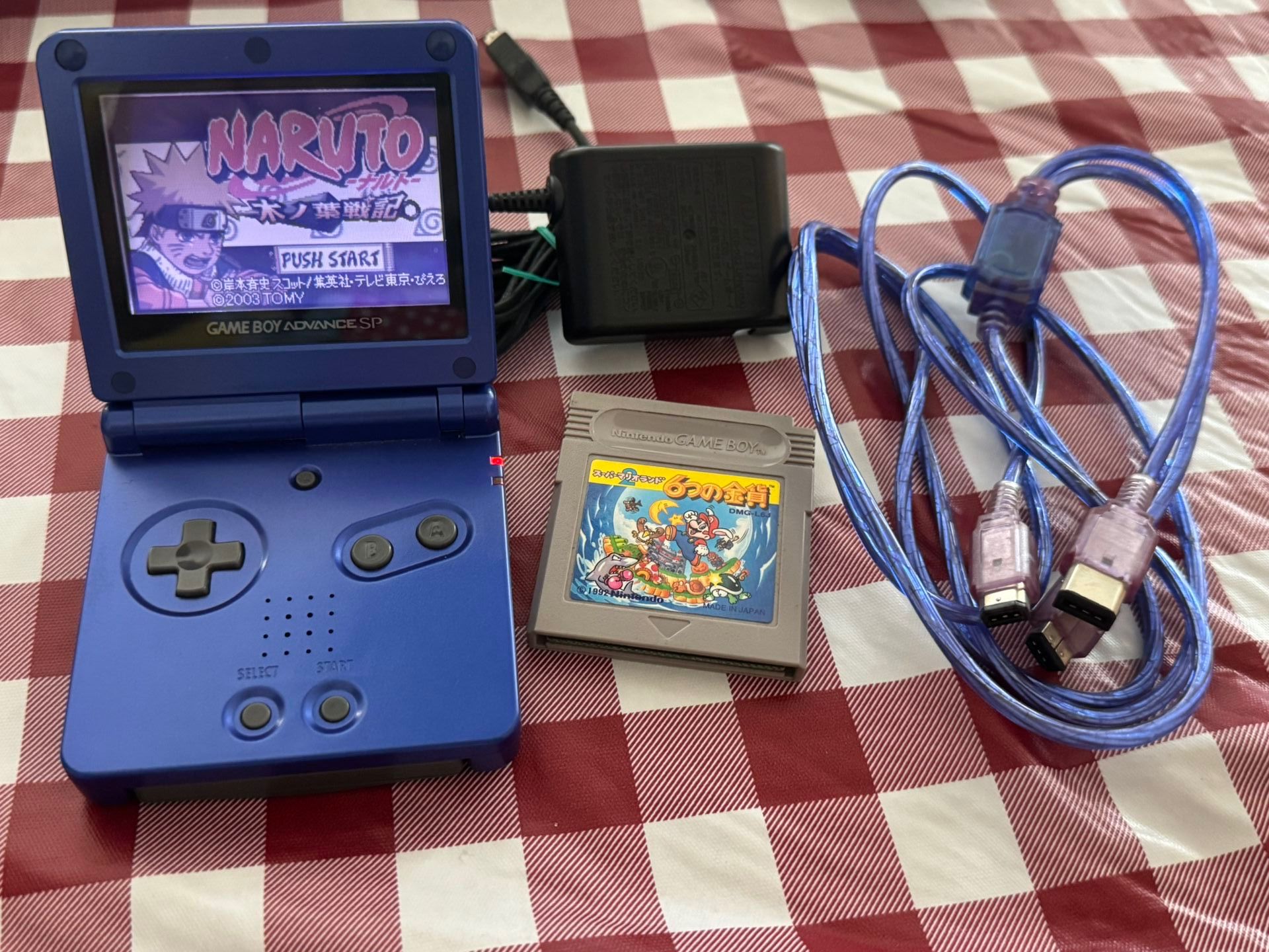Original Nintendo Gameboy Advance SP AGS-001 Bundle!