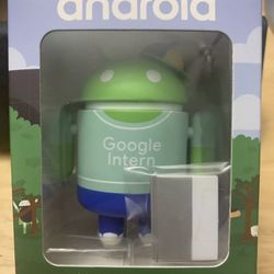Android Google Intern Special Edition Mini Collectible Google Toy Figure - RARE