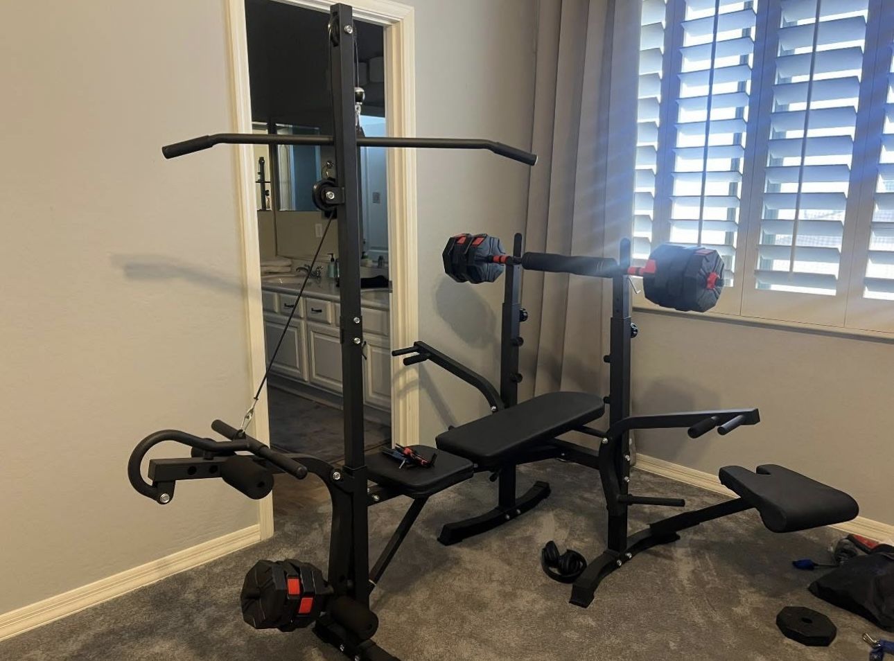 weight set.