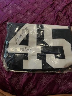 Signed #45 Navy Sports Jersey