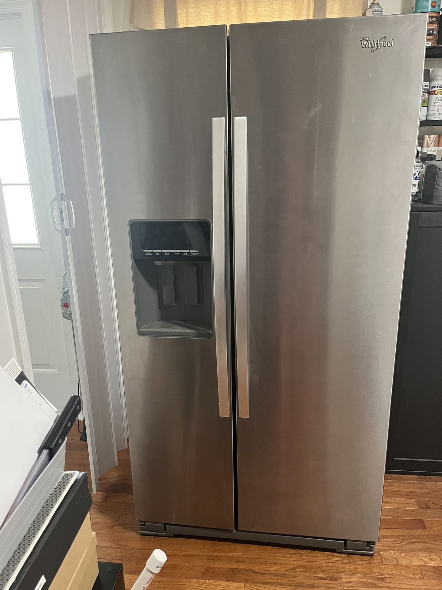 Whirlpool Refrigerator, Stainless Steel