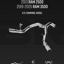 MBRP exhaust system for Dodge ram
