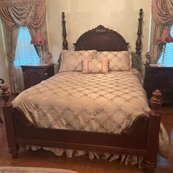 Beautiful Wooden Bedroom Set – Complete 4 Piece Set