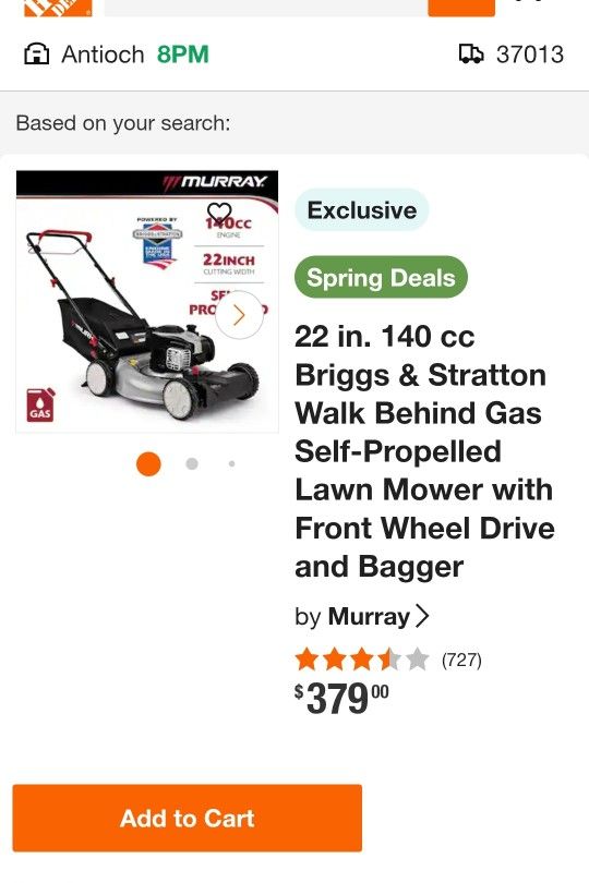 22" Lawn Mower