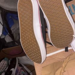 VANS Chima Ferguson Sydney Pro Shoes 3.5 Youth Boys Black Canvas Sued