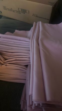 Light pink cloth napkins