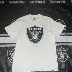 NFL Raiders Official t-shirt, classic shield logo men’s shirt, NFL classic size Large New 