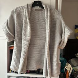 ZARA women Short Knitted Coat Short Sleeve