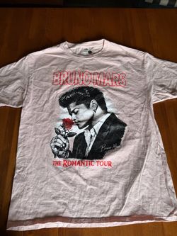 Bruno Mars The Romantic Tour T-Shirt