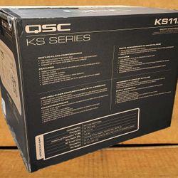 QSC KS-Series 12" Avtive Powered Subwoofers 2000 Watts KS112 Compact Bass Cabinet Wheels 🚨 Payment Options Available 🚨 No Credit Needed 🚨 