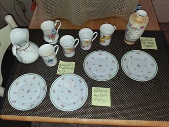 Many vintage China items include bone china and more.. must sell as a bundle. All sales final.