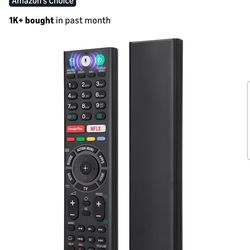 Voice Replacement Remote Control for Sony-Bravia-TVs，for All Sony 4K UHD LED LCD HD Smart TVs.