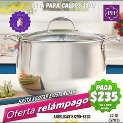 Olla De 22 Qts Tri Play  Princess House 
