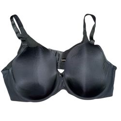 Torrid Curve 44D Back-Smoothing Push-Up Plunge Bra Black Nylon/Spandex