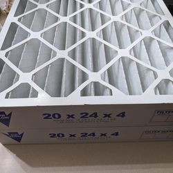 20x24x4 2 Pack Furnace Filters New Open Box