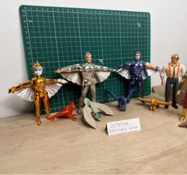 Vintage Silverhawks action figure lot