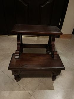 Antique Wooden Step Stool