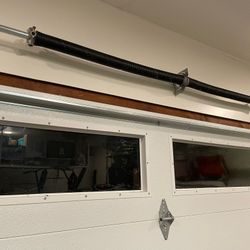 Garage Door Broken Spring Opener Off Track Adjustment Replace And Parts 