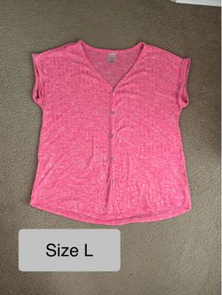 Pink Shirt Size L $2