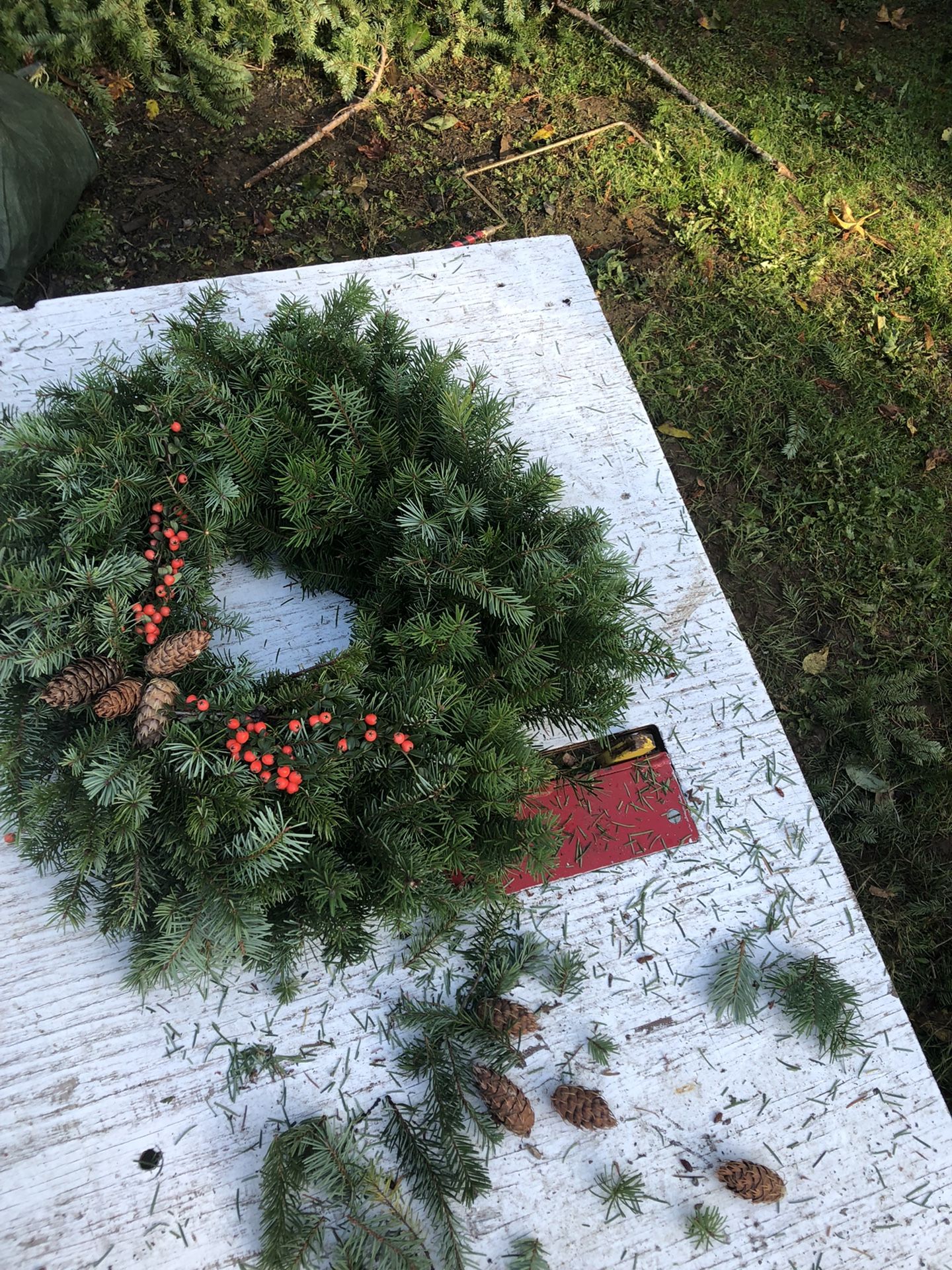 Wreath Making Table