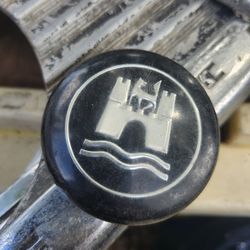 VW steering wheel emblem