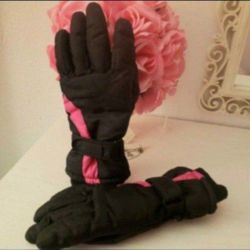 Warm waterproof Snow Gloves Girls Ages 4-7