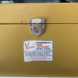 Portable Office Metal File Box