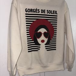French Print Sweatshirt 
