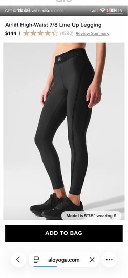 Alo airlift high waist 7/8 line up legging