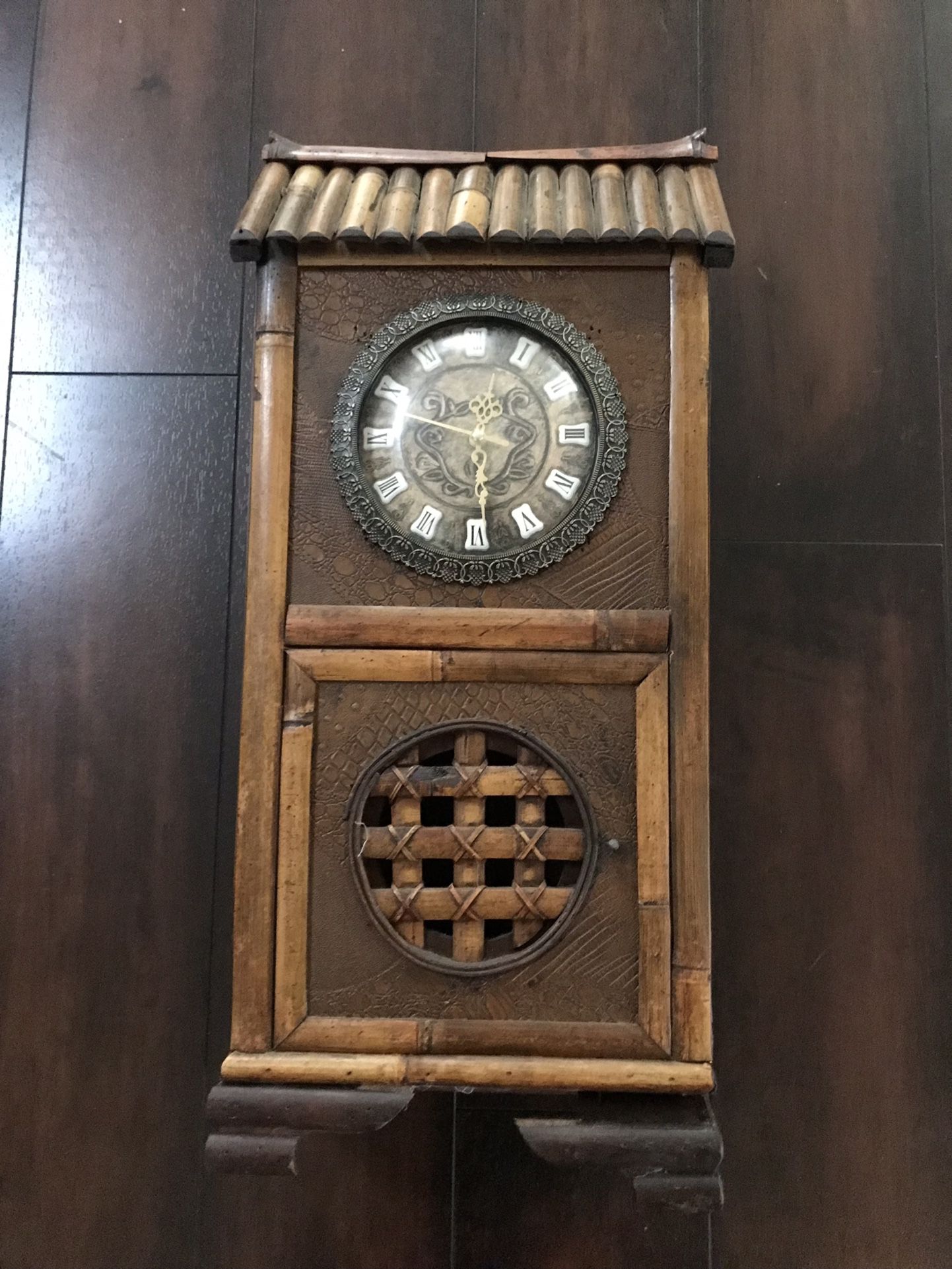 Desk Clock Antique 