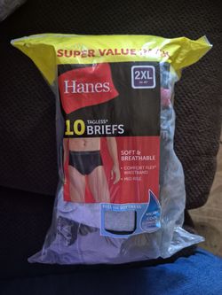 Hanes tagless Briefs 2xl