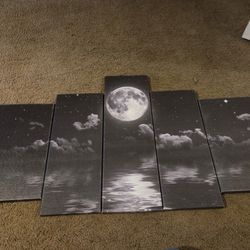 Moon 5 PC Canvas