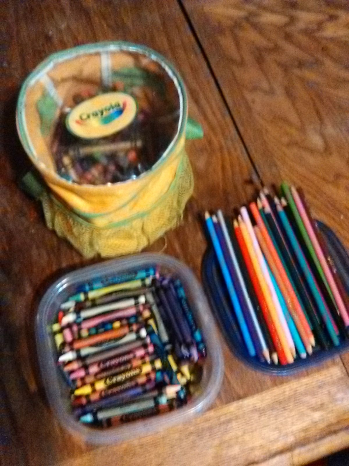 Assorted old school Crayola Crayon's & Color Pencils