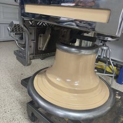 🔥 RARE 1950s Koken “Fat Base” Barber Chair – Fully Functional – Porcelain Arms 🔥