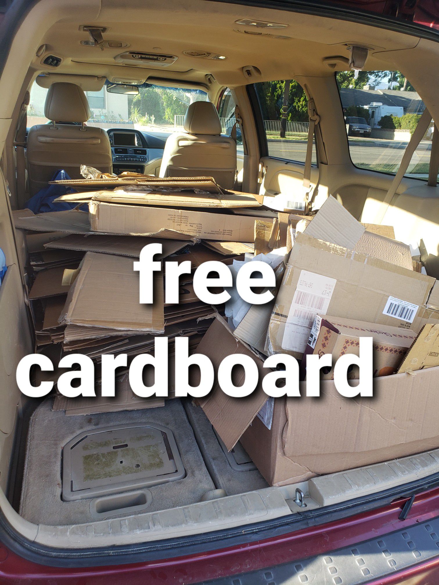 Free cardboard