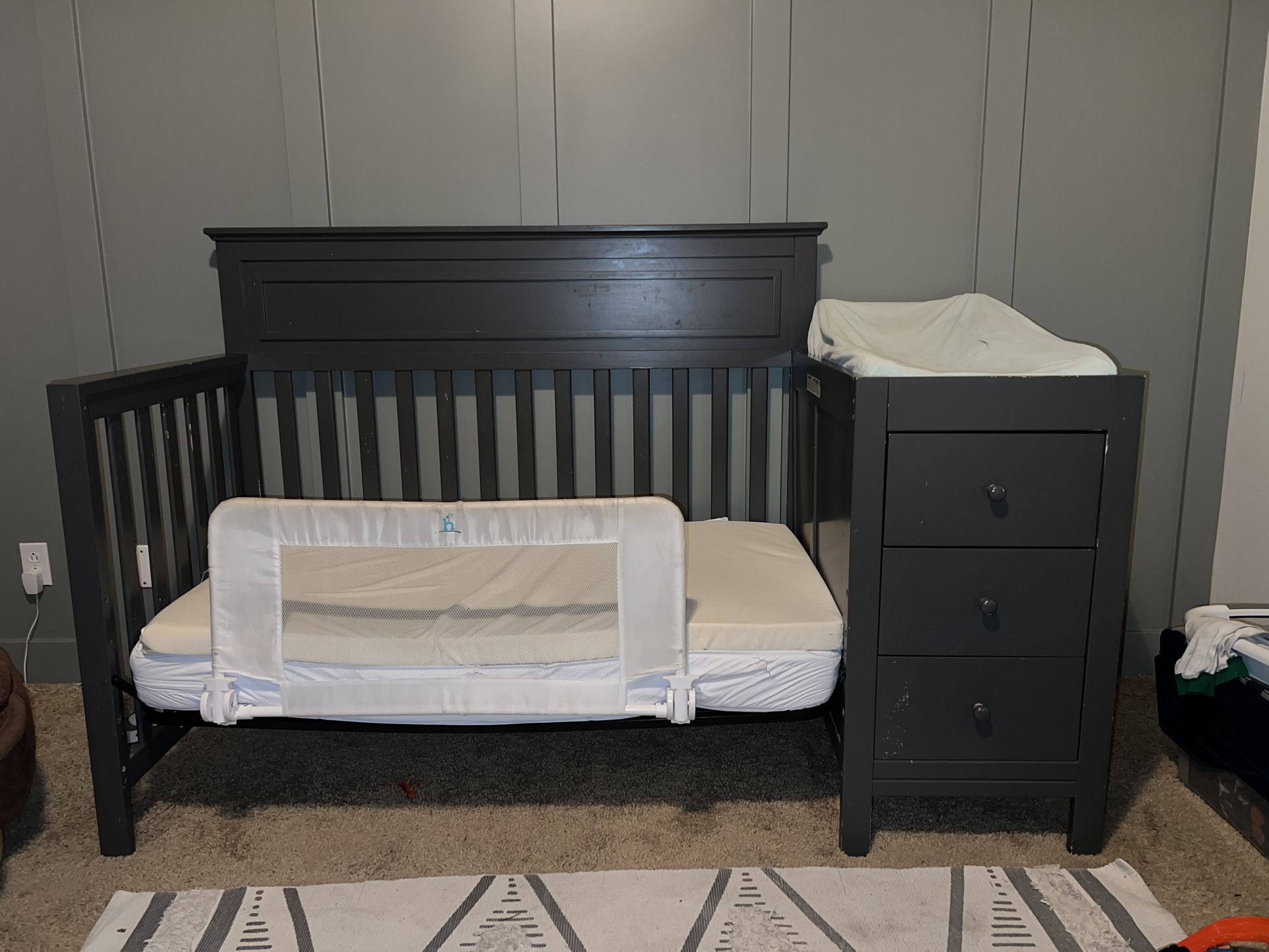 Crib & Changing Table Combo