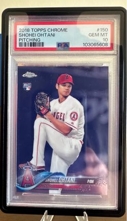 2018 Topps chrome Shohei Ohtani #150 PSA 10