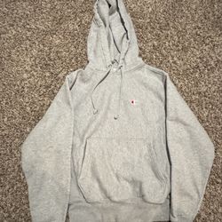 Grey Champion Hoodie(size small)