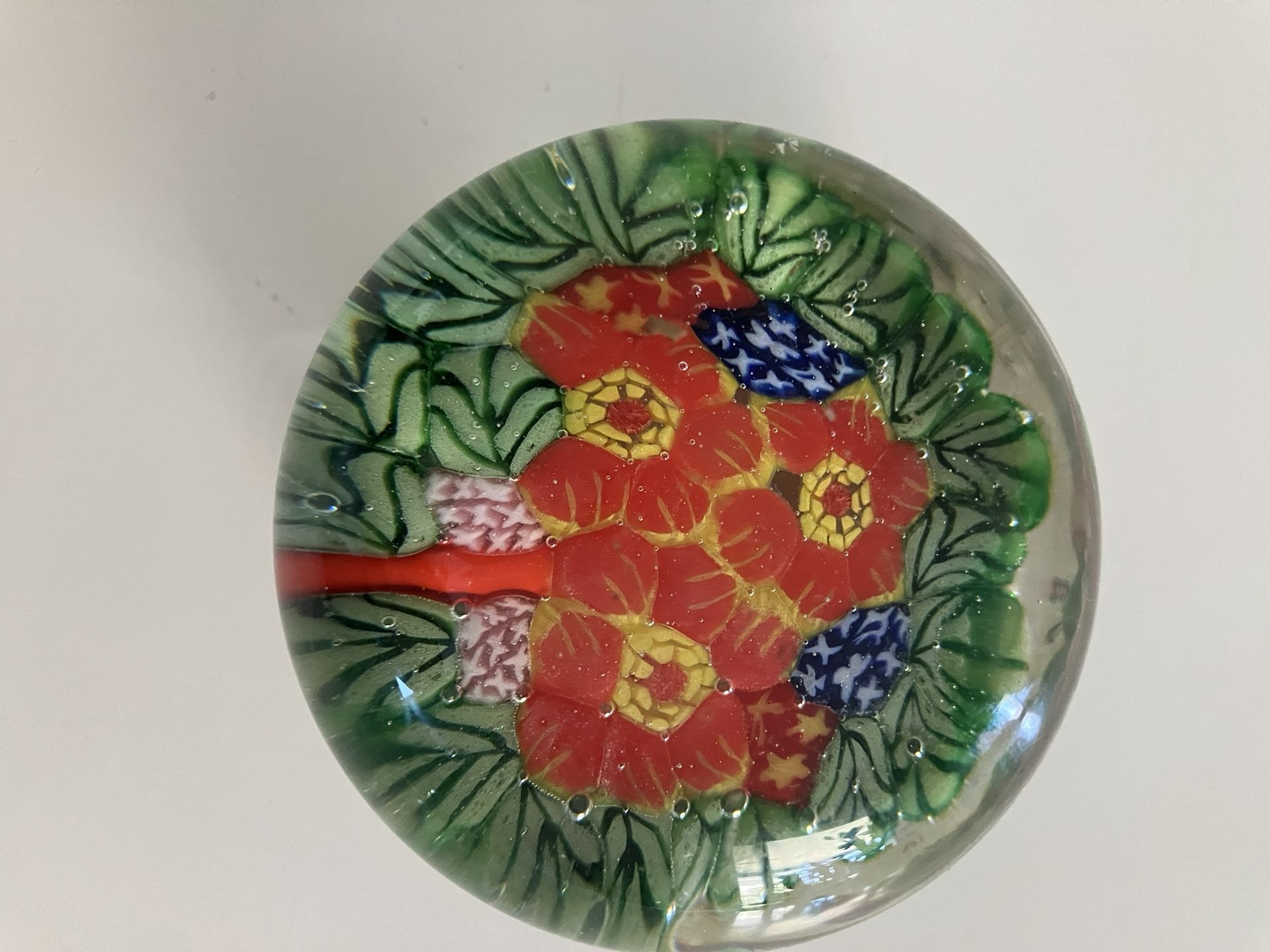 Vintage Millefiori Glass Weight