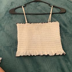 White Crop Top