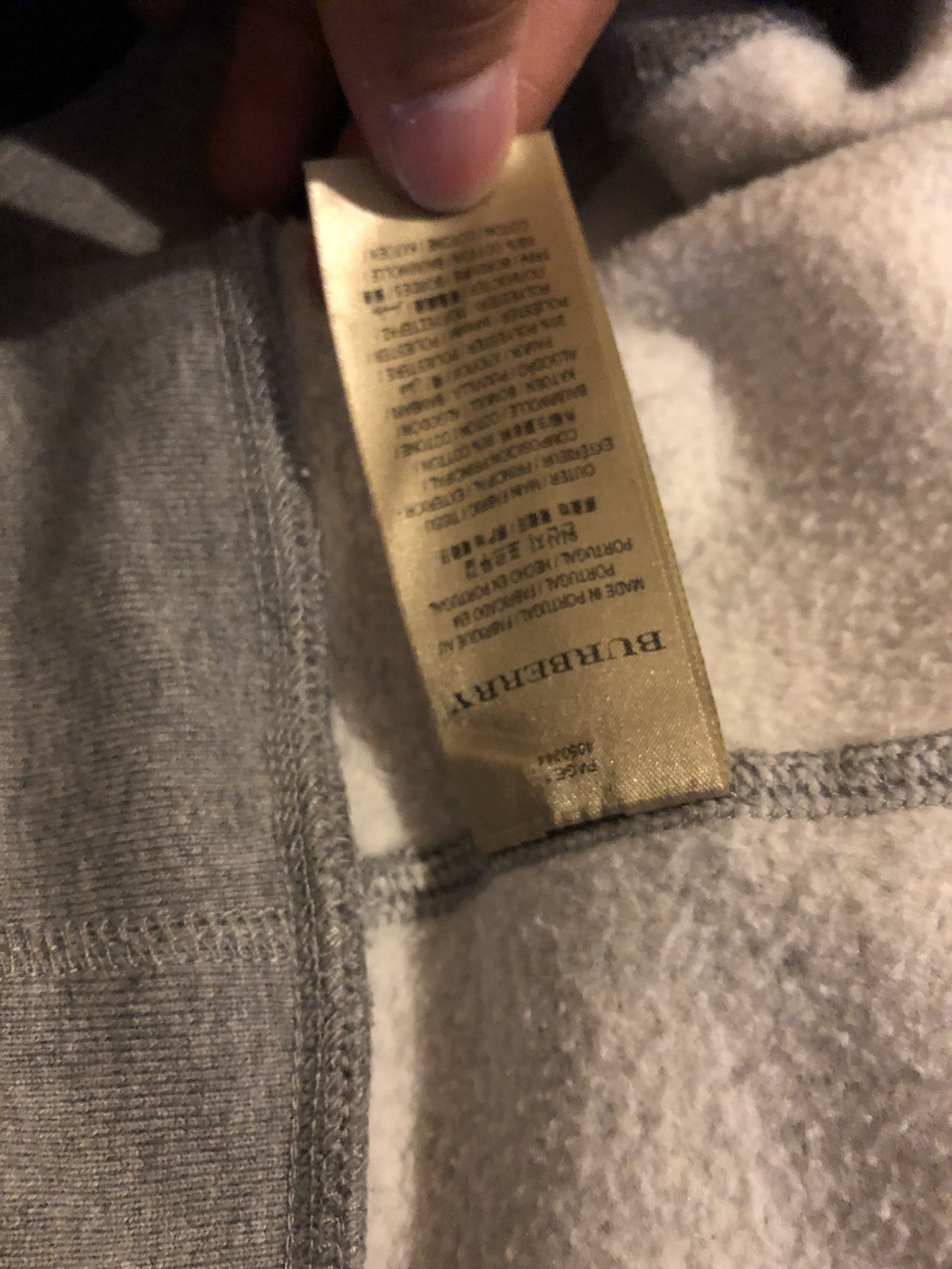 Burberry hoodie xl