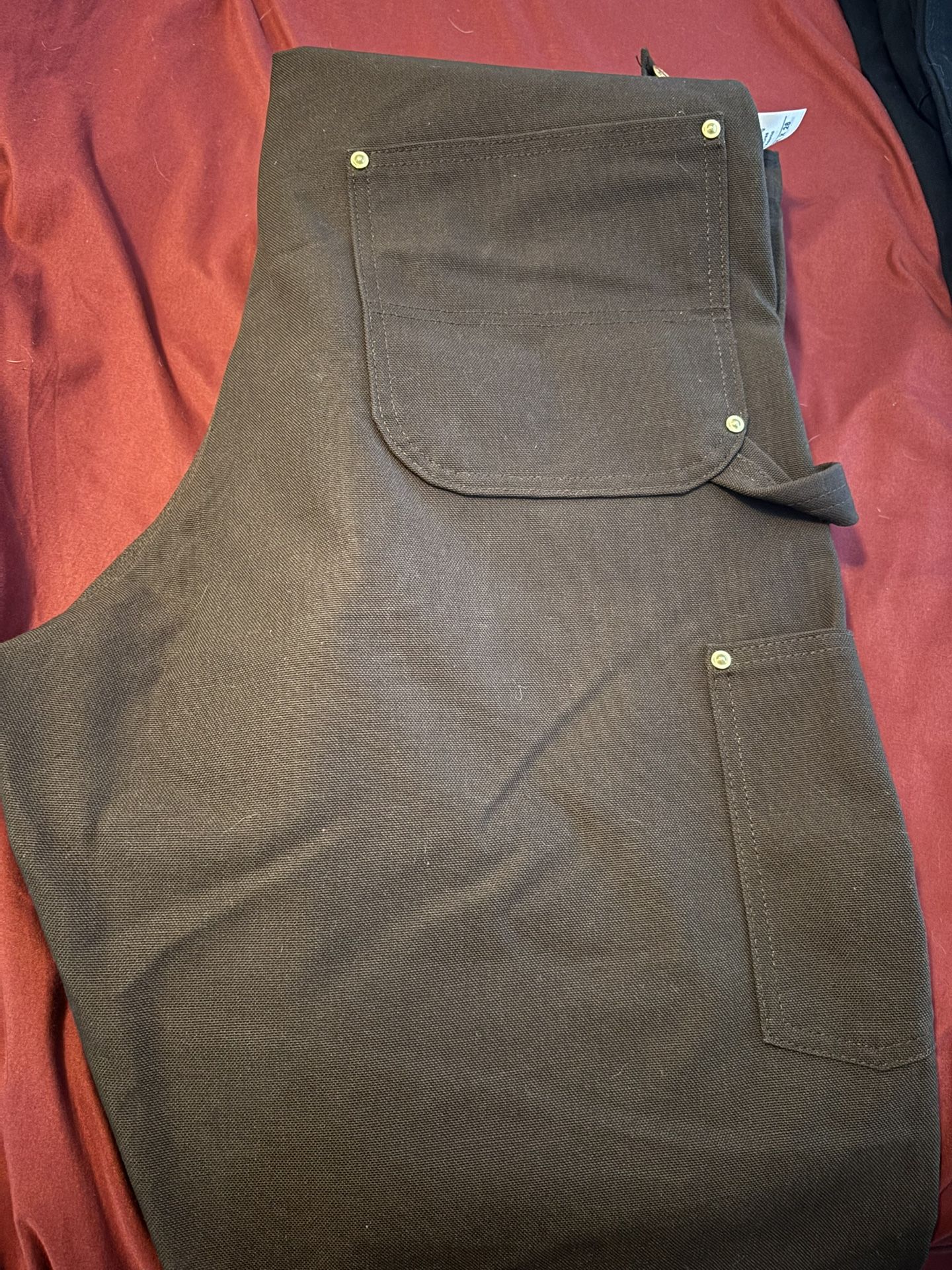 Carhartt Overalls Brown 36x28